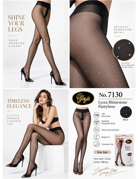 Culotte en lycra 15D avec strass