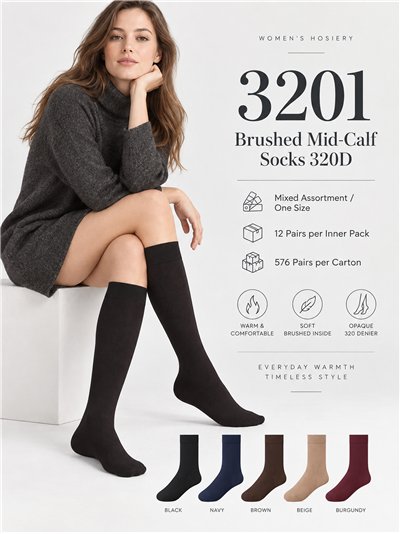 320D Fleece-gefütterte Thermosocken bis zur Wade 2