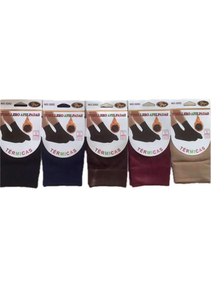 Chaussettes thermiques doublées en polaire 320D