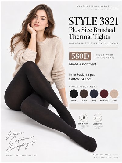 Thermounterwäsche aus 580D Fleece, Übergröße 2