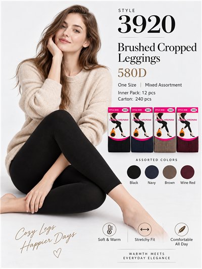 Leggings termici in pile 580D 2