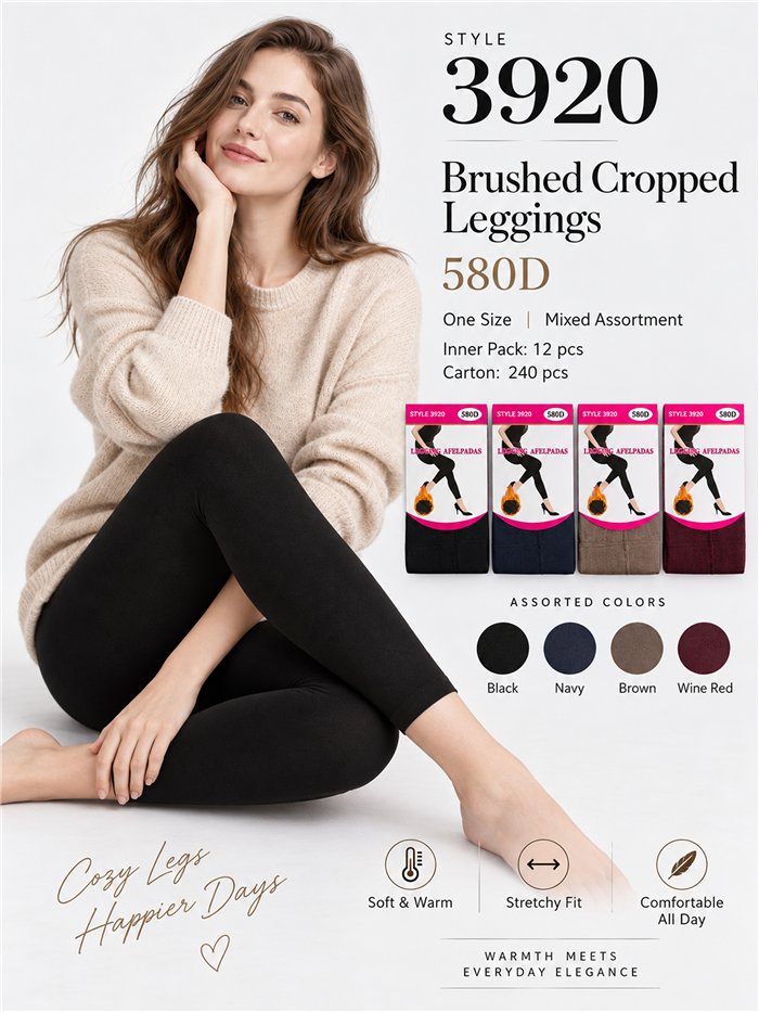 Leggings termici in pile 580D