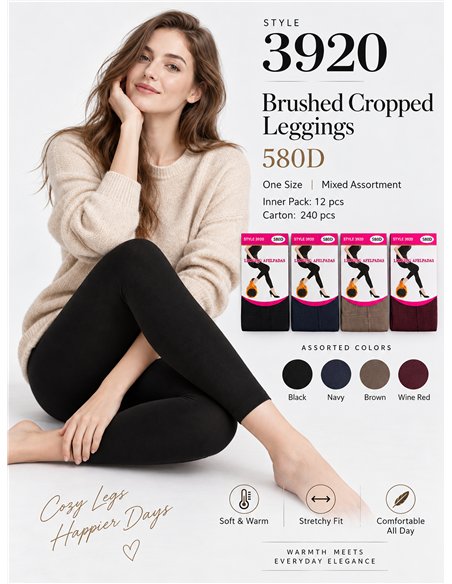 Leggings termici in pile 580D