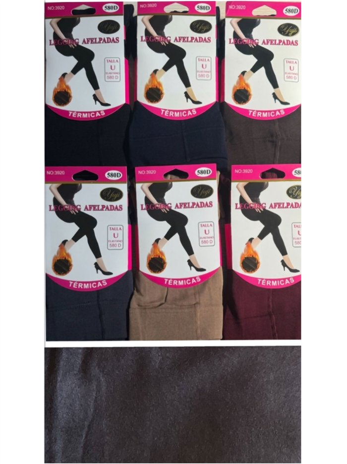 Leggings termici in pile 580D
