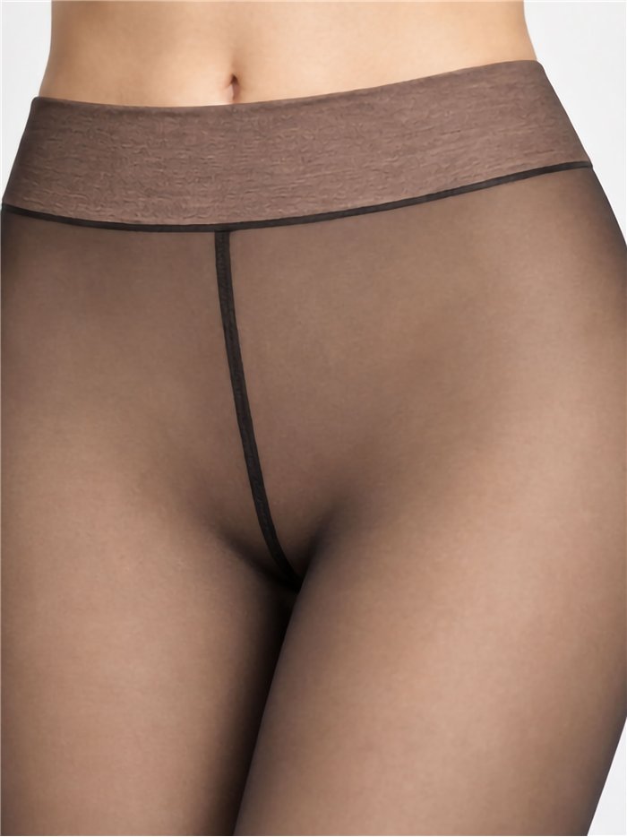 Extra thick sheer effect thermal leggings 900D