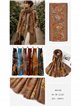 Ornate baroque print scarf