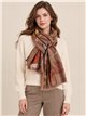 Ornate baroque print scarf