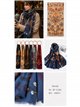 Bohemian folk floral scarf