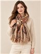 Bohemian folk floral scarf