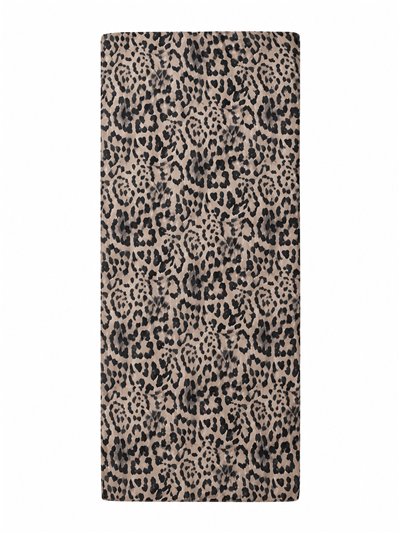 Bufanda animal print con brillo