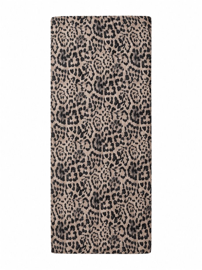 Bufanda animal print con brillo