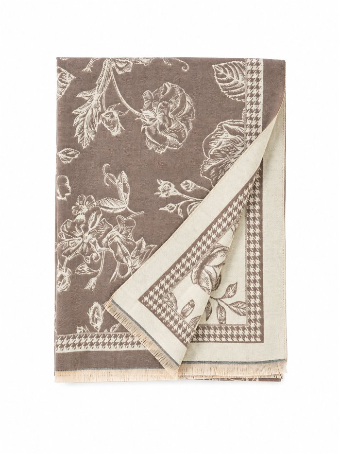 Lenço floral vintage