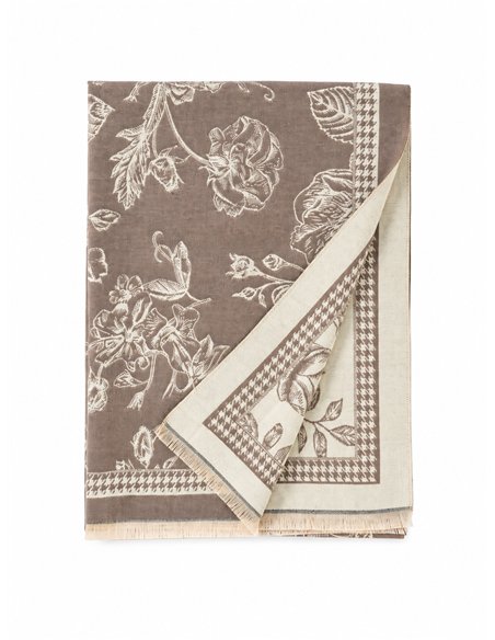 Lenço floral vintage