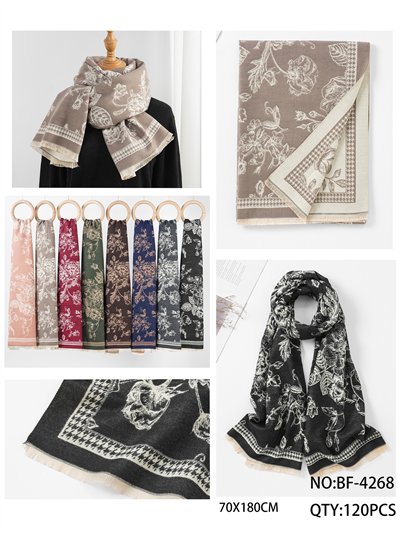 Bufanda floral vintage 2