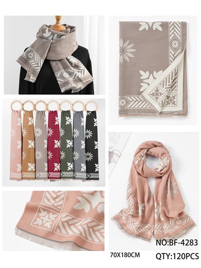 foulard à motif floral graphique 2