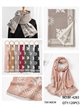 foulard à motif floral graphique
