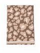 Sciarpa con stampa animalier astratta