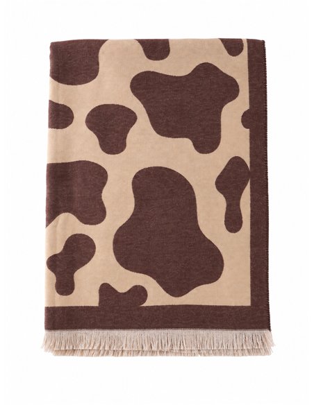 Bufanda estampada manchas