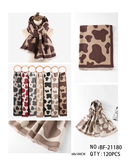 Bufanda estampada manchas