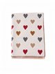 Multicolour heart scarf