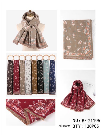 Bufanda paisley bohemio
