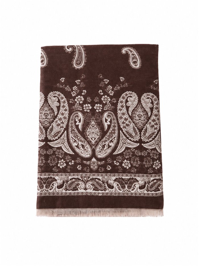 Sciarpa ornamentale con motivo paisley