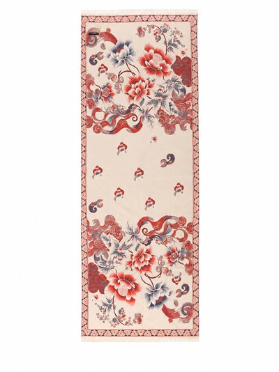 Bufanda floral oriental