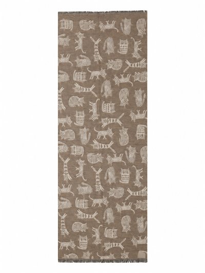 Bufanda estampada gatos
