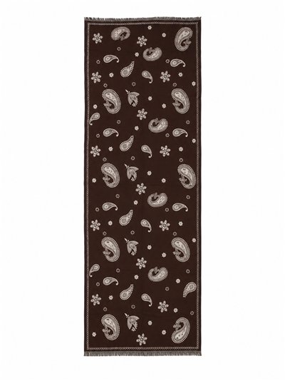 Sciarpa classica con motivo paisley