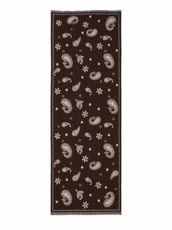 Sciarpa classica con motivo paisley