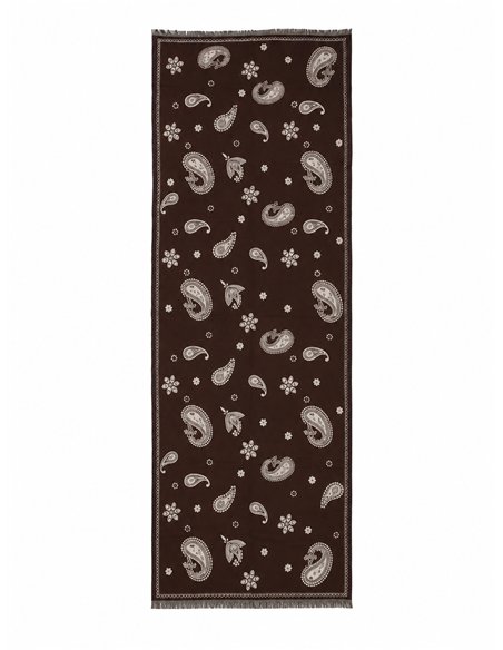 Sciarpa classica con motivo paisley