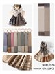 Bufanda lunares color block