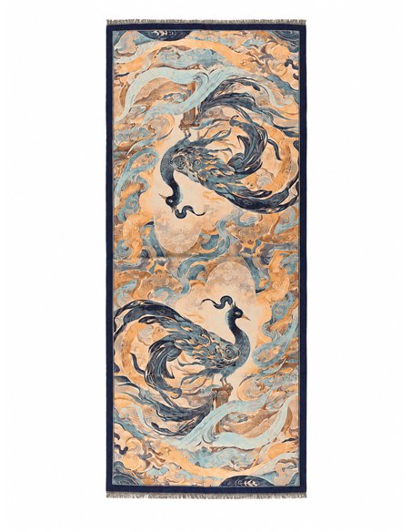 Bufanda estampada oriental
