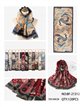 Bufanda estampada oriental
