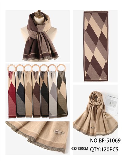 Bufanda rombos color block 2