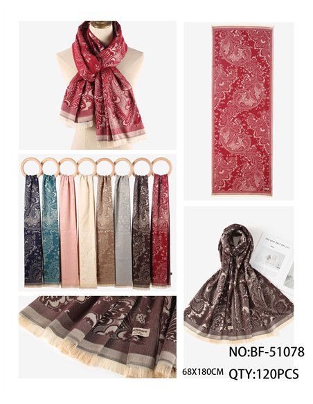 Bufanda paisley ornamental