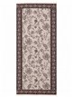 Bufanda floral con cenefa paisley