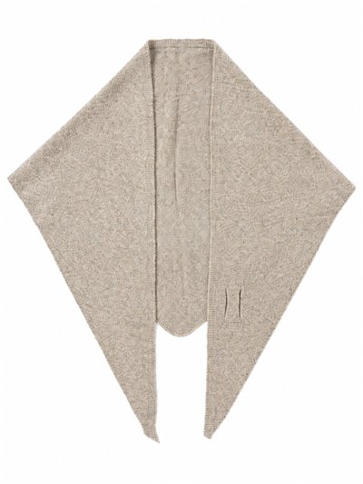 Bufanda triangular liso