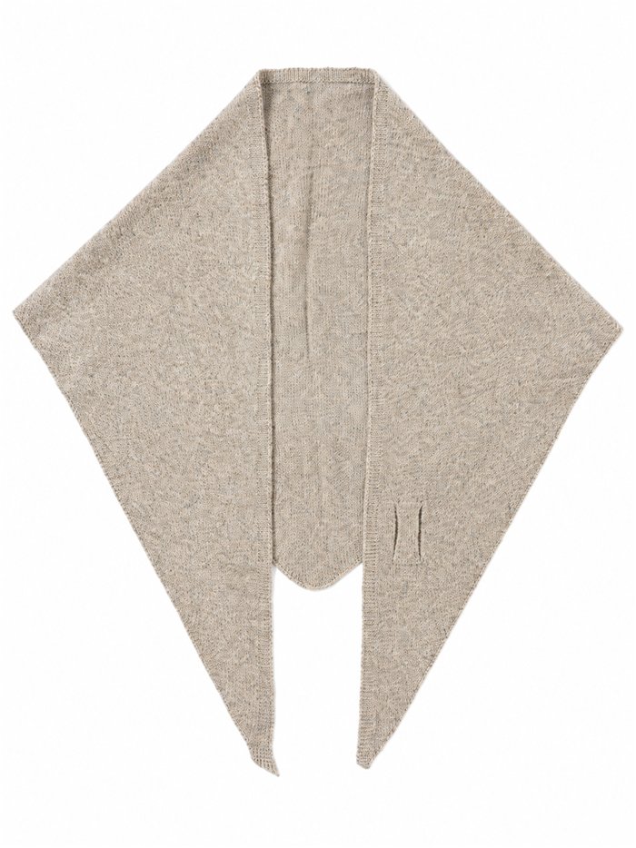 Bufanda triangular liso