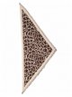 Dreieckiger Schal mit geometrischem Muster
