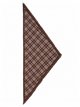 Bufanda triangular de cuadros