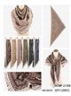 Bufanda triangular paisley