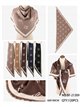 Bufanda triangular estampado