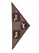 lenço triangular geométrico para equitação