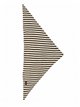 Bufanda triangular rayas efecto mohair