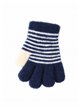 Weiche, gestreifte Kinderhandschuhe