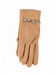 Guantes efecto ante detalle círculos metálicos