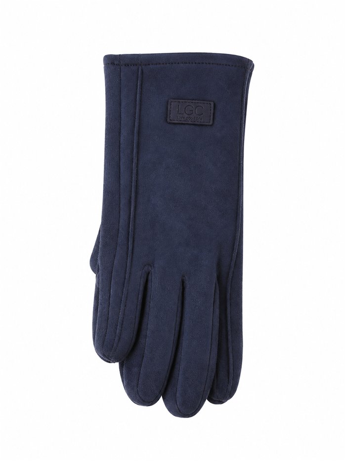 Guantes efecto ante etiqueta decorativa