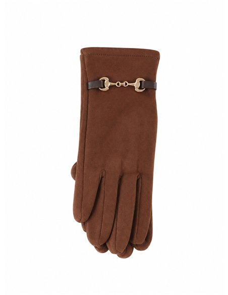 Guantes efecto ante detalle eslabón