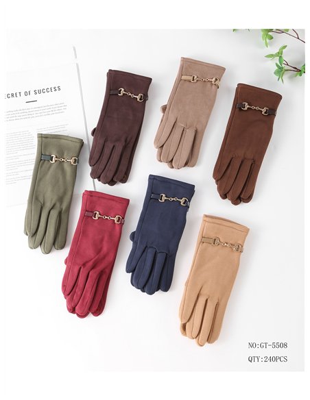 Guantes efecto ante detalle eslabón